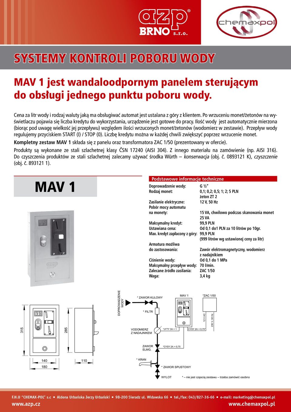 Po wrzuceniu monet/żetonów na wyświetlaczu pojawia się liczba kredytu do wykorzystania, urządzenie jest gotowe do pracy.