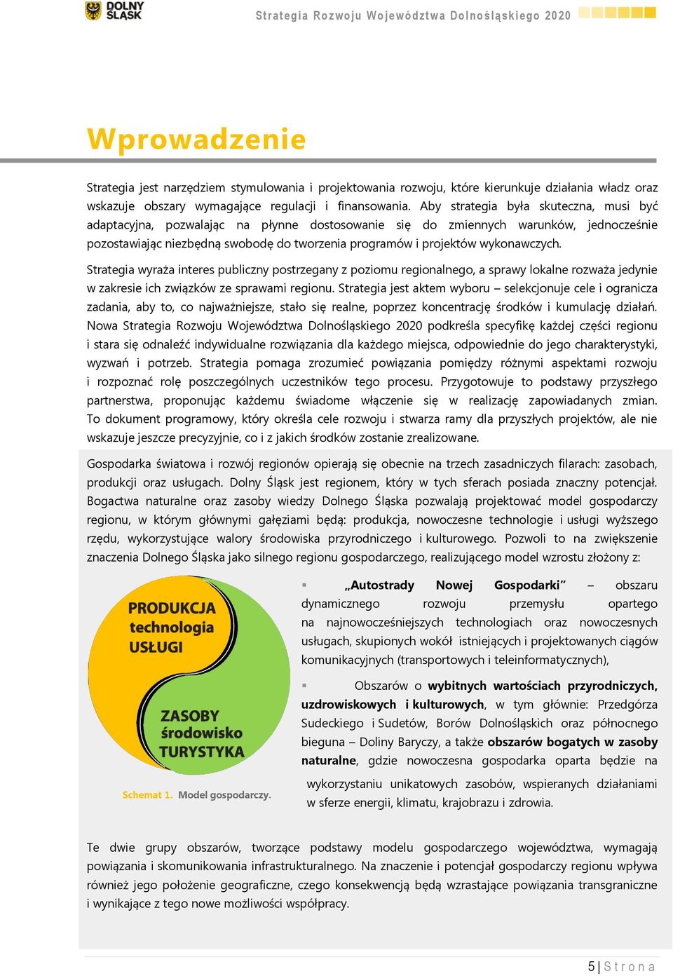 wykonawczych. Strategia wyraża interes publiczny postrzegany z poziomu regionalnego, a sprawy lokalne rozważa jedynie w zakresie ich związków ze sprawami regionu.