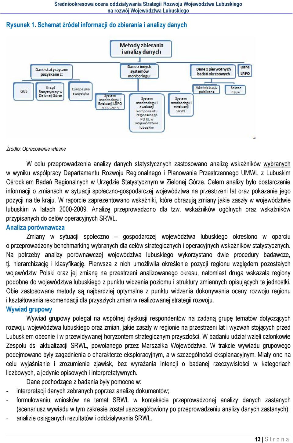 Departamentu Rozwoju Regionalnego i Planowania Przestrzennego UMWL z Lubuskim Ośrodkiem Badań Regionalnych w Urzędzie Statystycznym w Zielonej Górze.