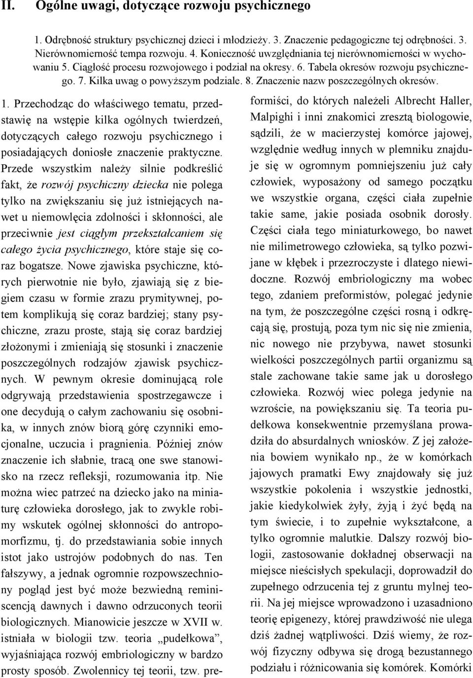 Znaczenie nazw poszczególnych okresów. 1.