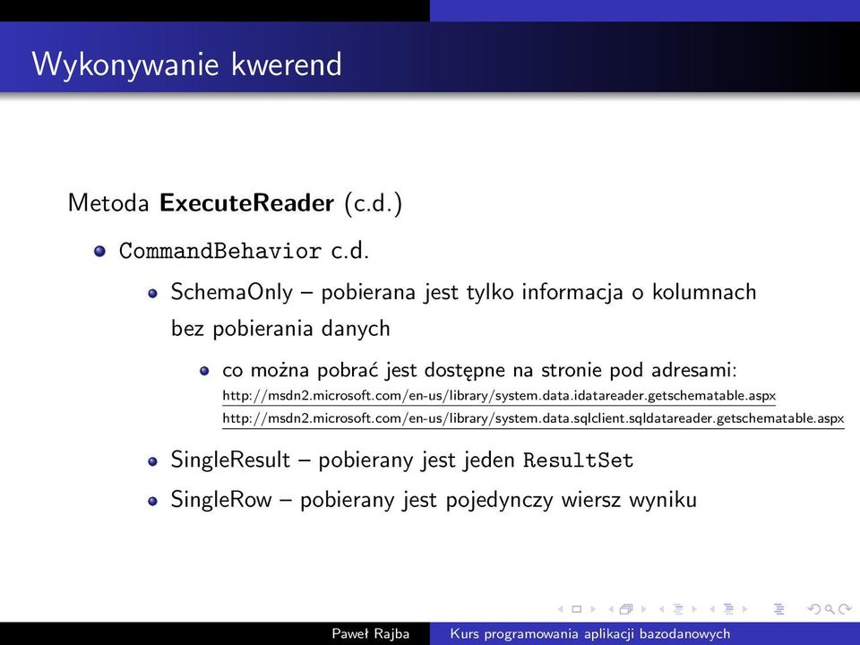 ExecuteReade