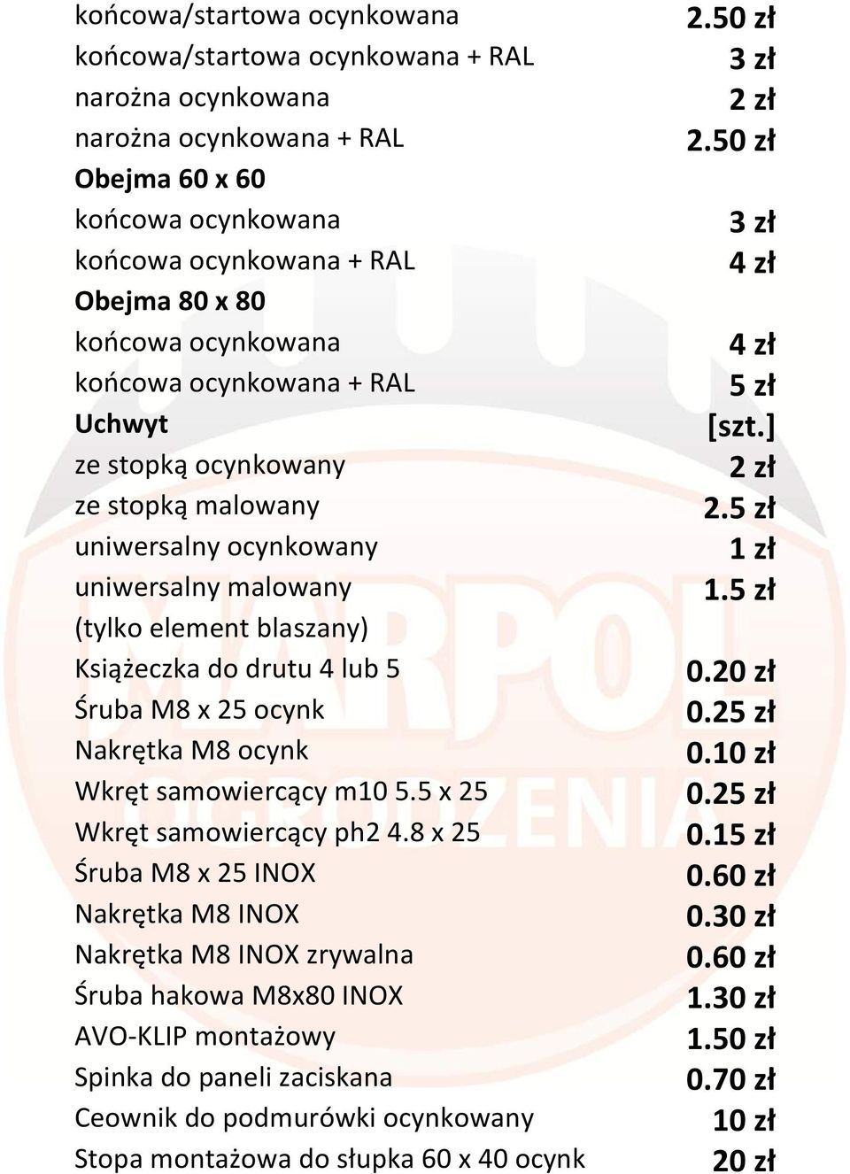 M8 ocynk Wkręt samowiercący m10 5.5 x 25 Wkręt samowiercący ph2 4.