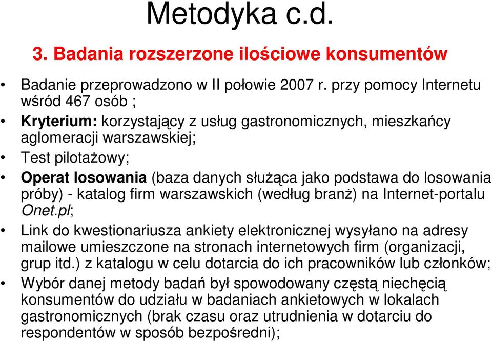losowania próby) - katalog firm warszawskich (według branż) na Internet-portalu Onet.