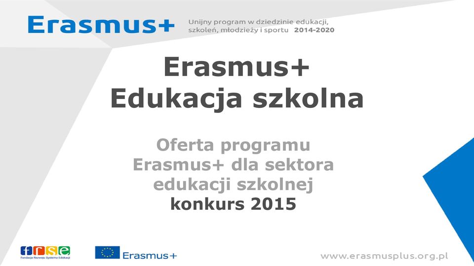 Erasmus+ dla sektora
