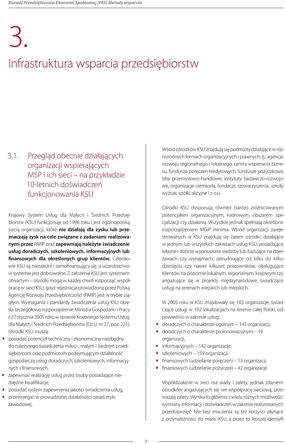 funkcjonuje od 1996 roku i jest ogólnopolską siecią organizacji, które nie działają dla zysku lub przeznaczają zysk na cele związane z zadaniami realizowanymi przez PARP oraz zapewniają należyte