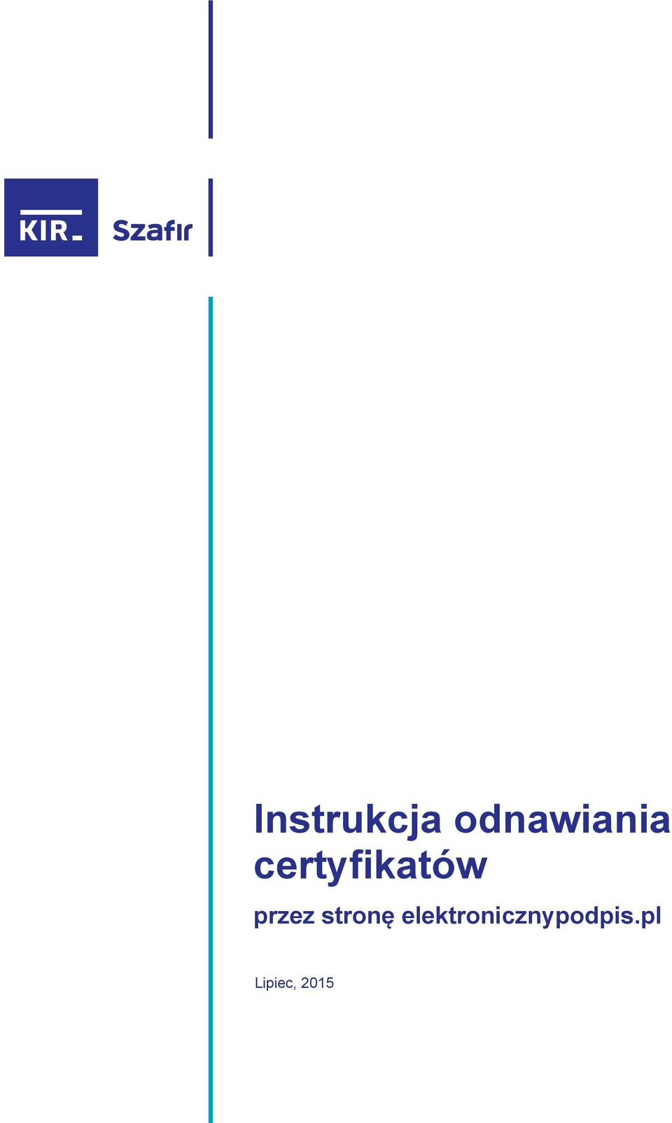 certyfikatów przez