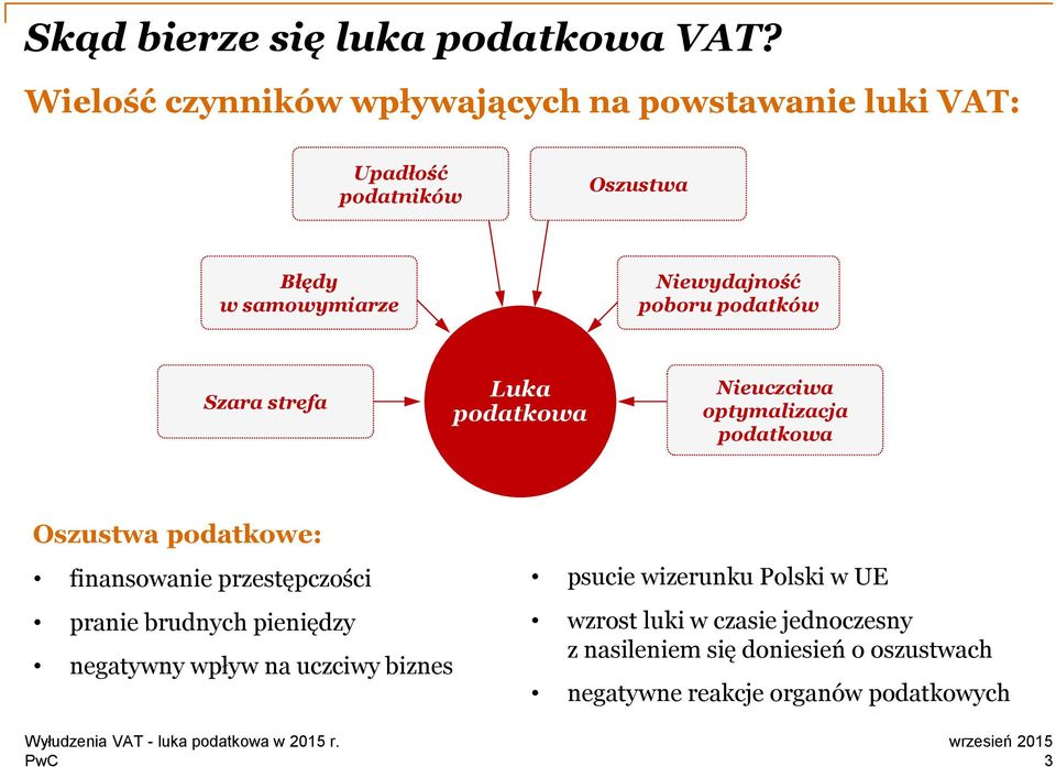 poboru podatków Szara strefa Luka podatkowa Nieuczciwa optymalizacja podatkowa Oszustwa podatkowe: finansowanie