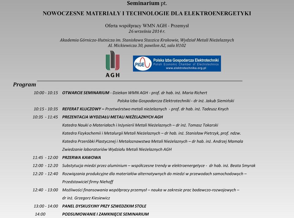 Maria Richert Polska Izba Gospodarcza Elektrotechniki - dr inż.