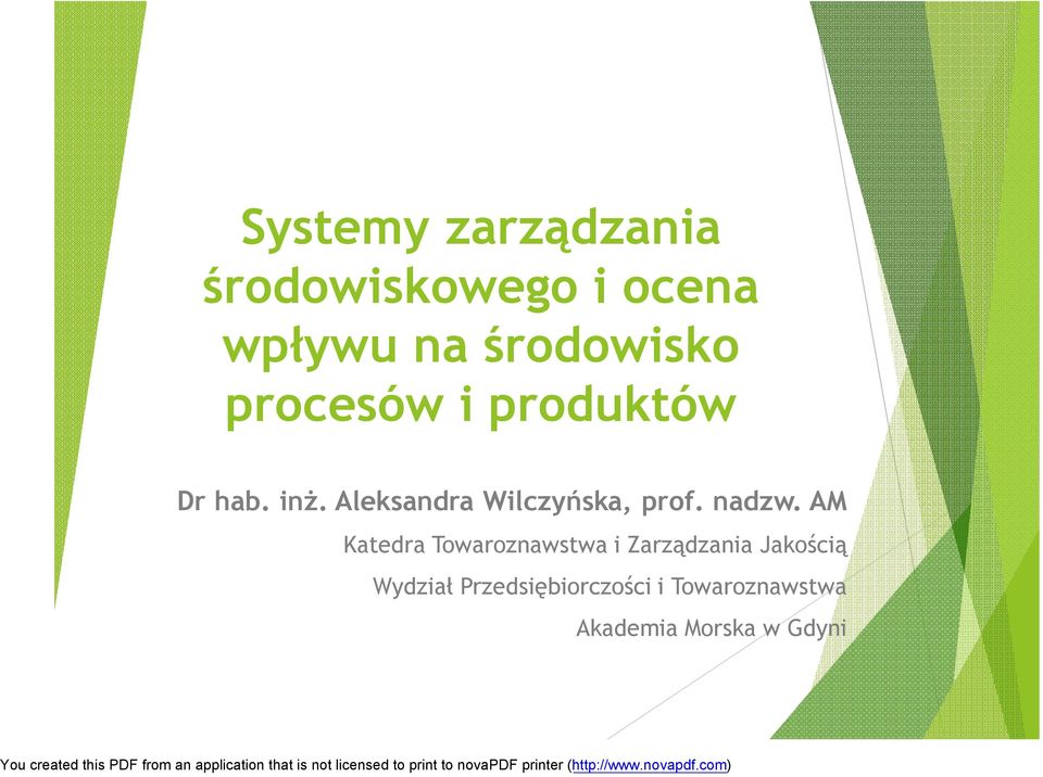 Aleksandra Wilczyńska, prof. nadzw.