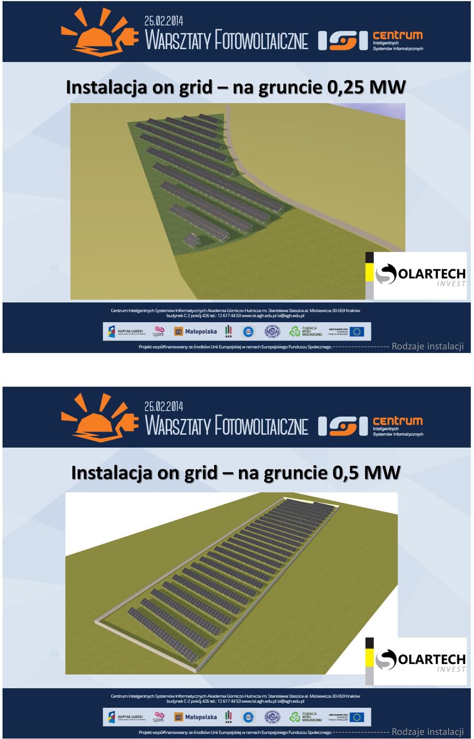 Instalacja on grid na gruncie 0,5 MW