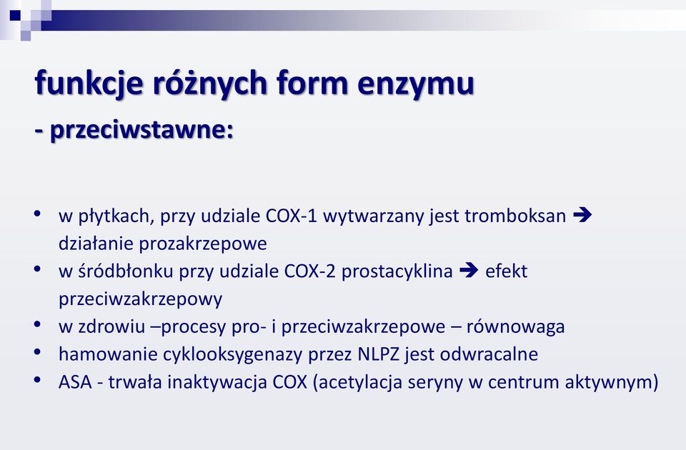przeciwzakrzepowy w zdrowiu procesy pro- i przeciwzakrzepowe równowaga hamowanie