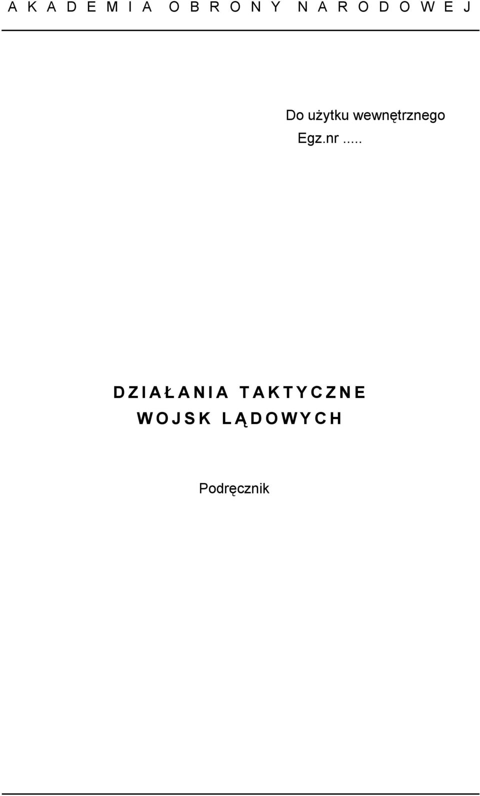 wewnętrznego Egz.nr.