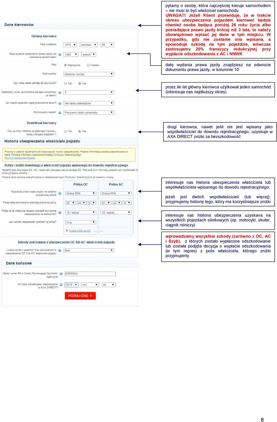 obowiązkowo wpisać jej dane w tym miejscu.