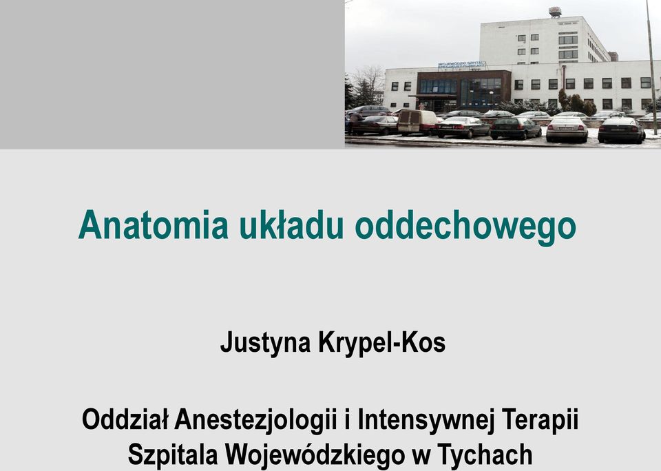 Anestezjologii i Intensywnej