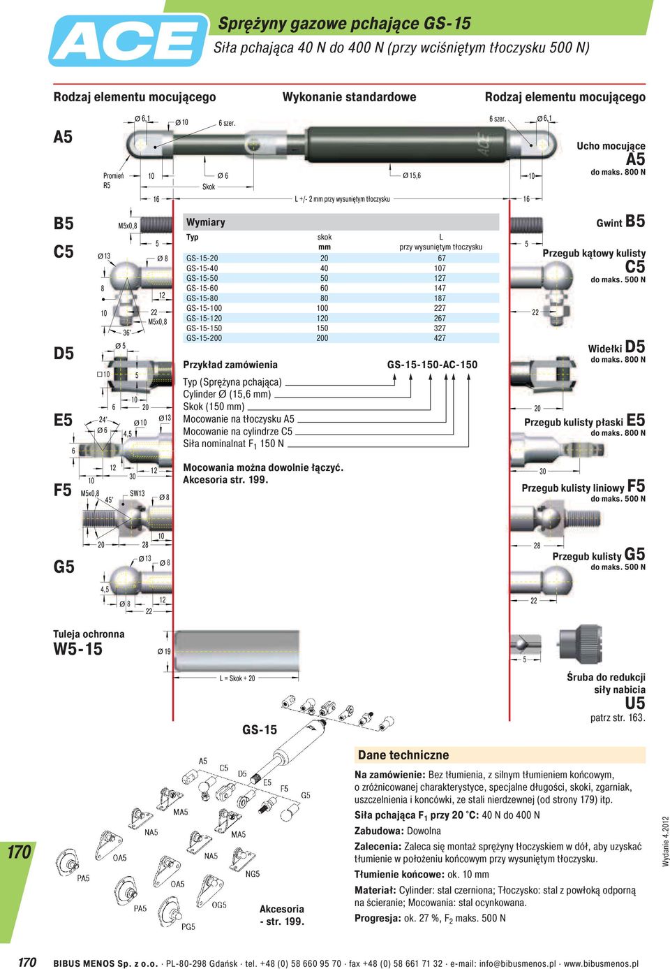 Ø 1, przy wysuniętym tłoczysku GS-1- GS-1-0 0 GS-1-0 0 GS-1-0 0 1 GS-1-0 0 GS-1-0 0 22 GS-1-0 0 2 GS-1-10 10 32 GS-1-0 0 2 (Sprężyna pchająca) Cylinder Ø (1, ) Skok (10 ) Mocowanie na tłoczysku A