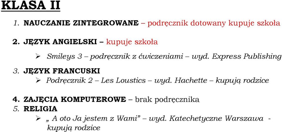 Express Publishing 3. JĘZYK FRANCUSKI Podręcznik 2 Les Loustics wyd.
