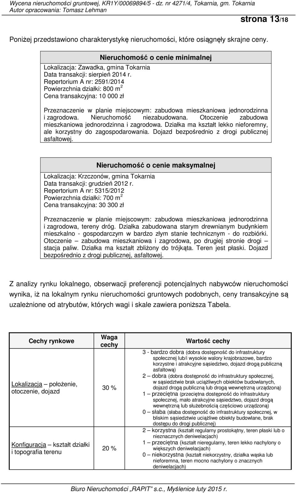 zagrodowa. Nieruchomość niezabudowana. Otoczenie zabudowa mieszkaniowa jednorodzinna i zagrodowa. Działka ma kształt lekko nieforemny, ale korzystny do zagospodarowania.