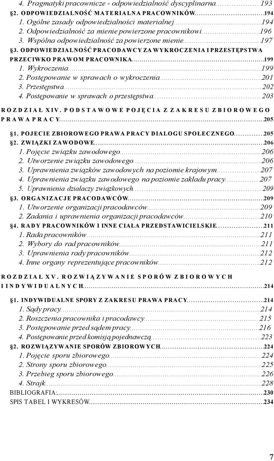 ODPOWIEDZIALNOŚĆ PRACODAWCY ZA WYKROCZENIA I PRZESTĘPSTWA PRZECIWKO PRAWOM PRACOWNIKA 199 1. Wykroczenia 199 2. Postępowanie w sprawach o wykroczenia 201 3. Przestępstwa 202 4.