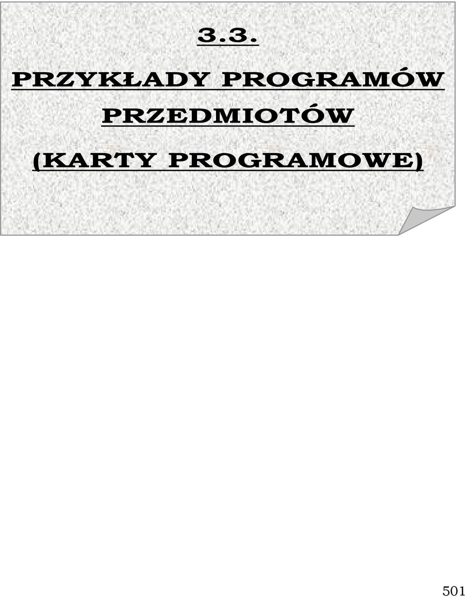 PRZEDMIOTÓW