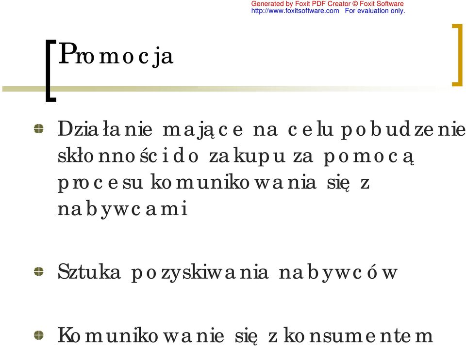 komunikowania się z nabywcami Sztuka