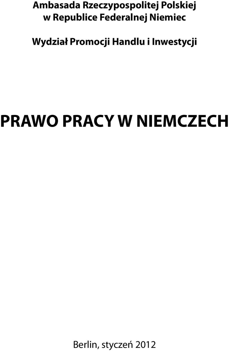 Promocji Handlu i Inwestycji PRAWO