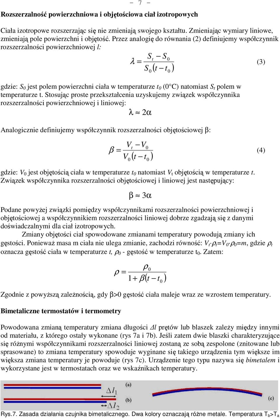 Zjawisko Rozszerzalności Liniowej I Objętościowej Ciał Stałych POMIAR WSPÓŁCZYNNIKA ROZSZERZALNOŚCI LINIOWEJ CIAŁ STAŁYCH. Kraków