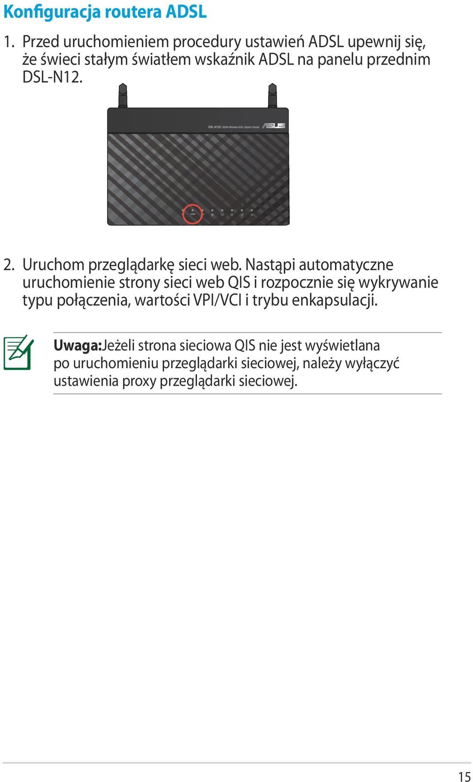 DSL-N12. 2. Uruchom przeglądarkę sieci web.