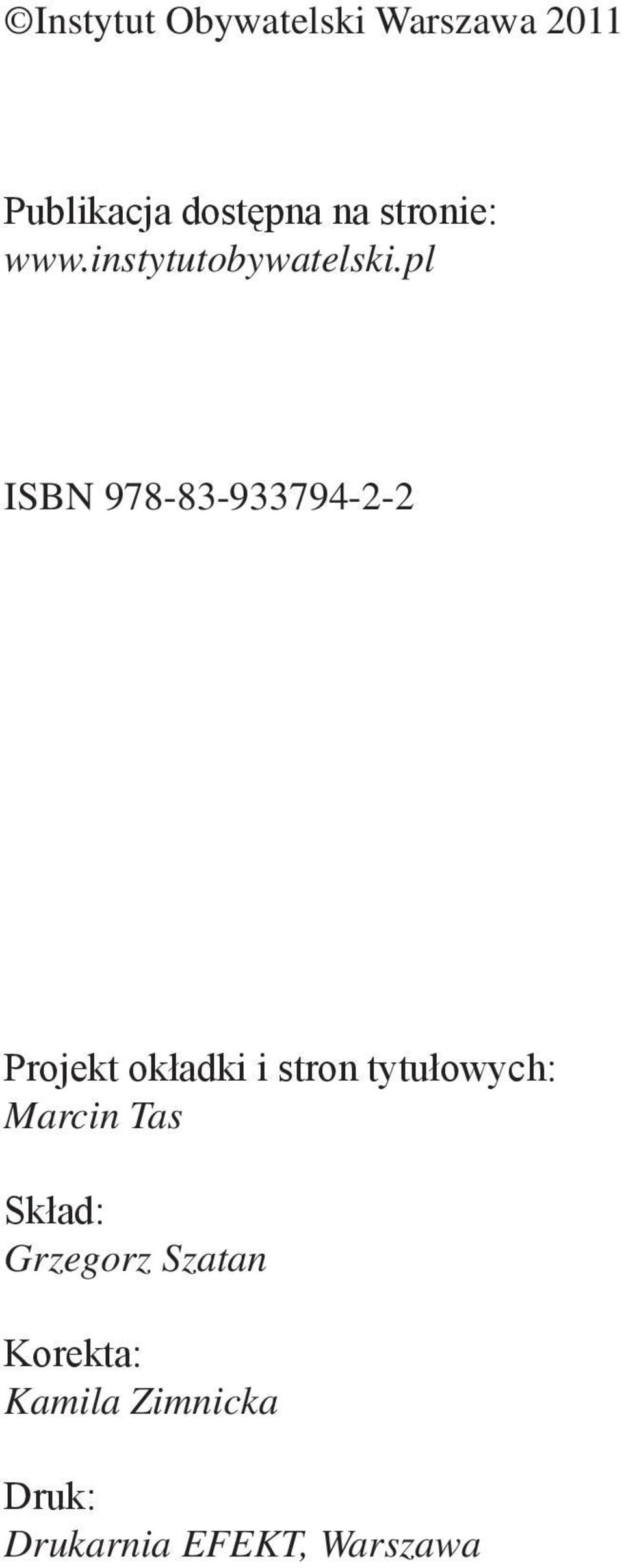 pl ISBN 978-83-933794-2-2 Projekt okładki i stron tytułowych: