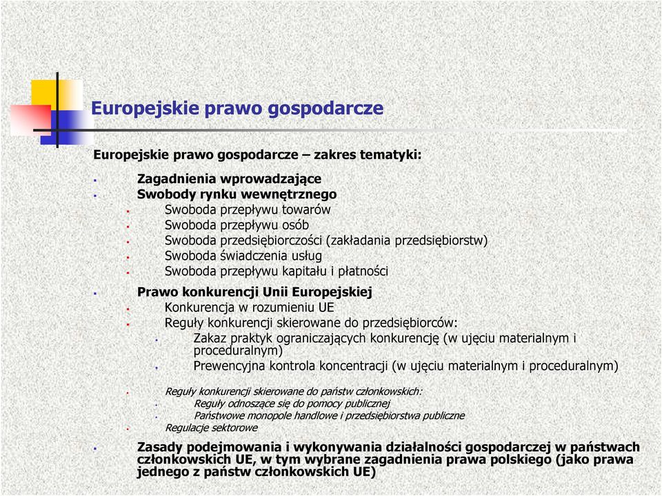 Europejskie prawo gospodarcze - PDF Free Download