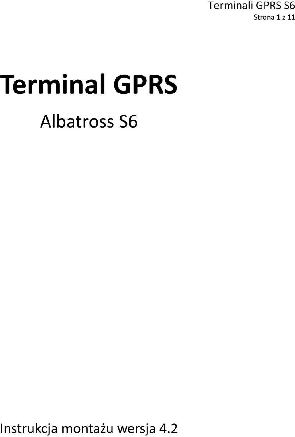 Albatross S6