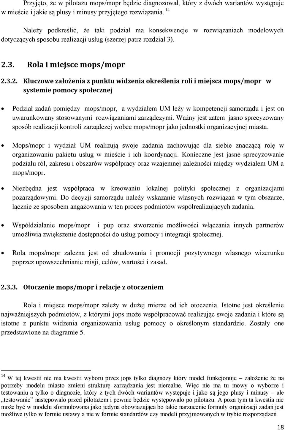 3. Rola i miejsce mops/mopr 2.