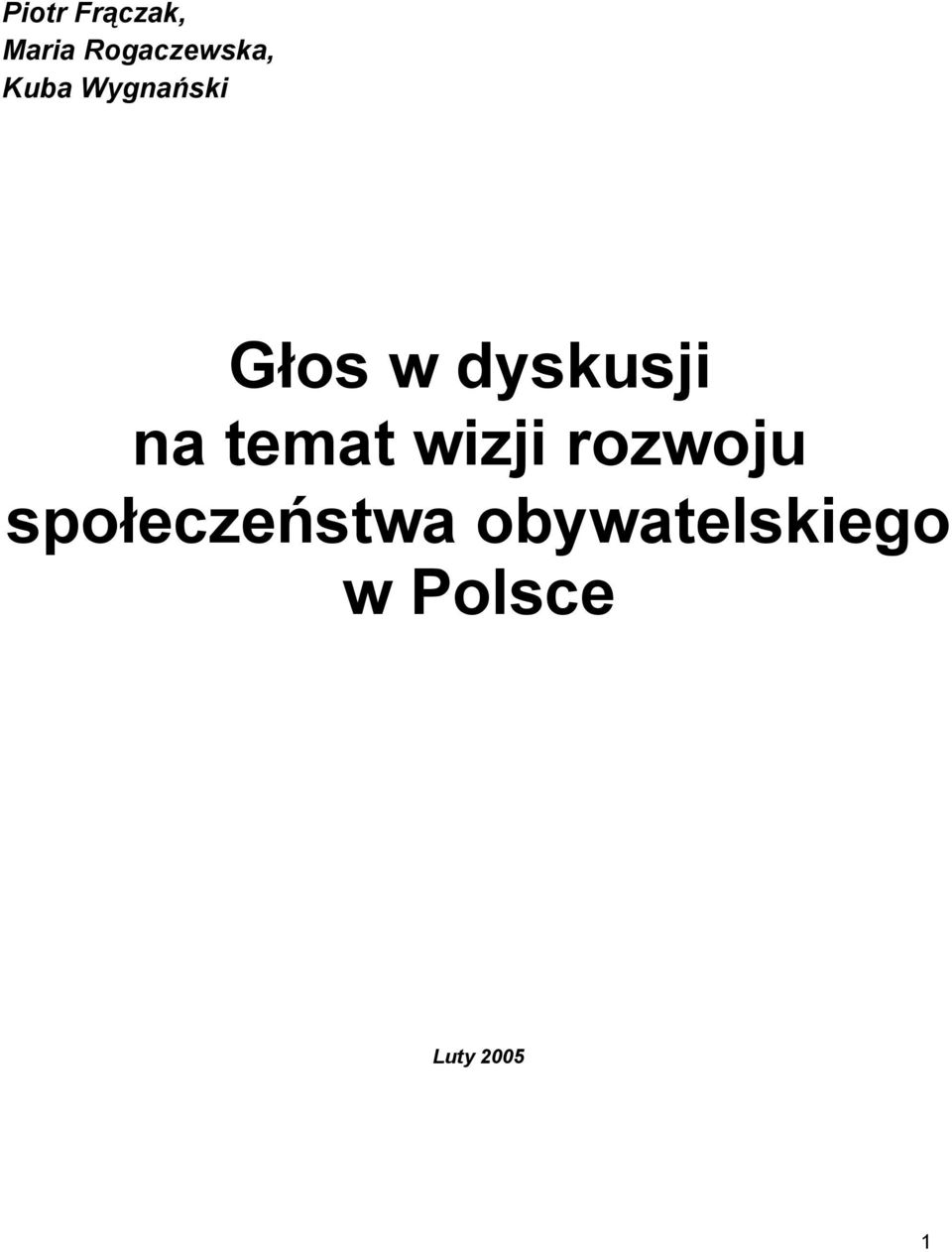 temat wizji rozwoju społeczeństwa