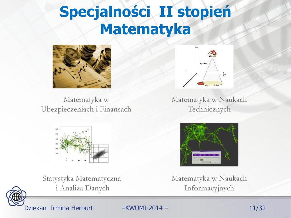 Technicznych Statystyka Matematyczna i Analiza Danych
