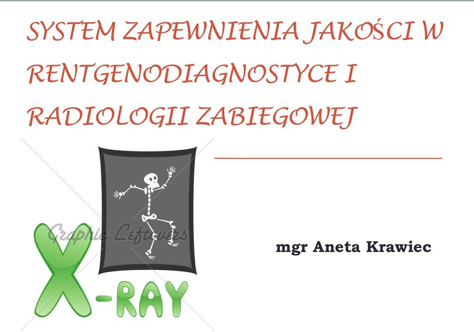 RENTGENODIAGNOSTYCE I