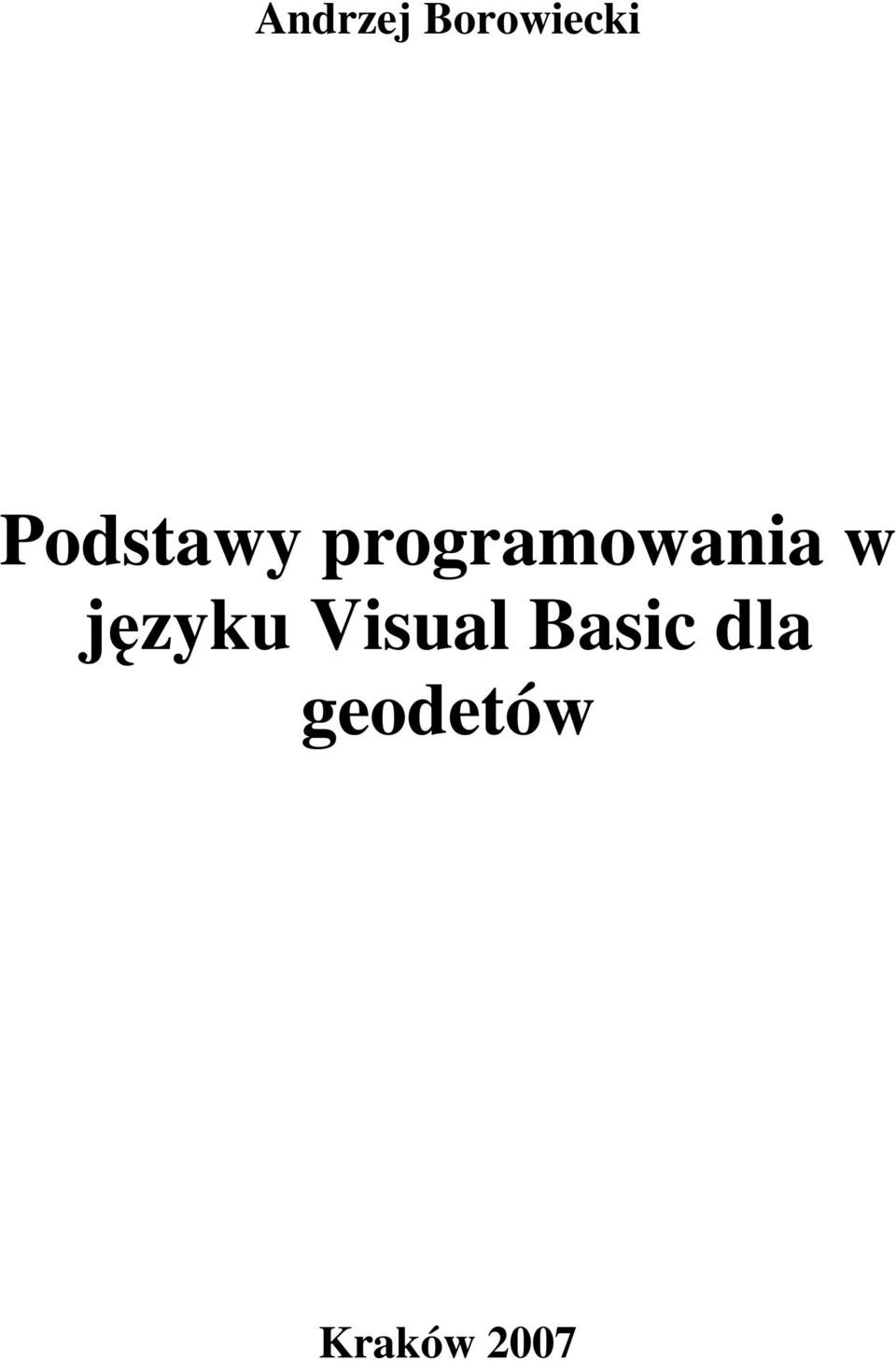 programowania w