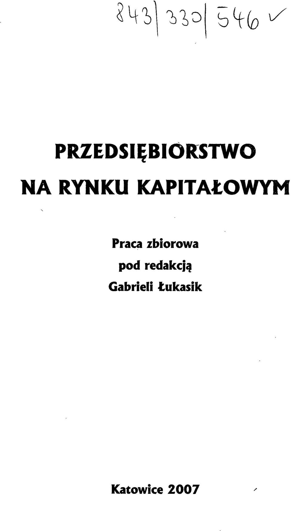 zbiorowa pod redakcją