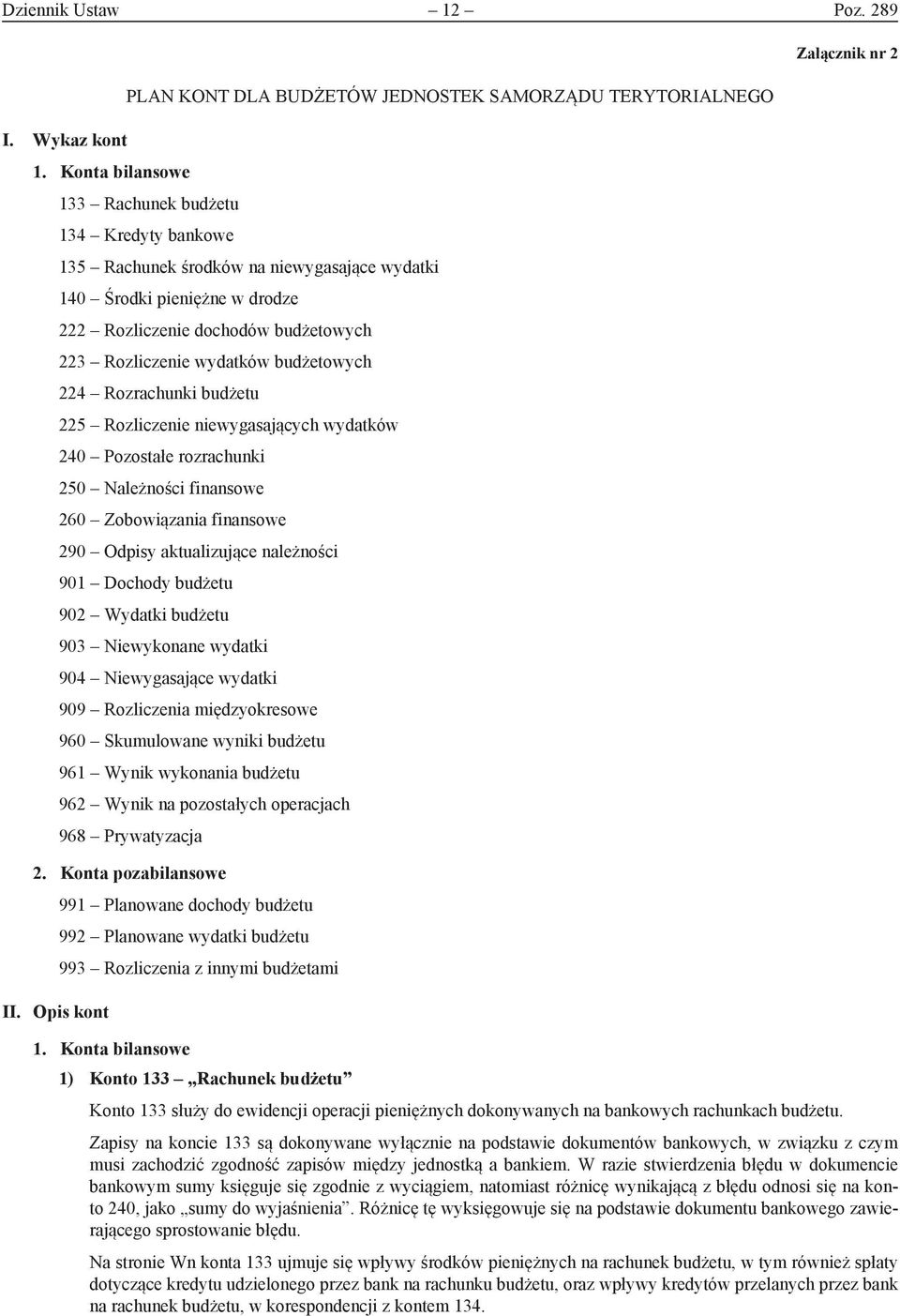 Rozliczenie dochodów budżetowych 223 Rozliczenie wydatków budżetowych 224 Rozrachunki budżetu 225 Rozliczenie niewygasających wydatków 240 Pozostałe rozrachunki 250 Należności finansowe 260