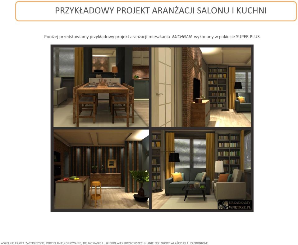 przykładowy projekt aranżacji