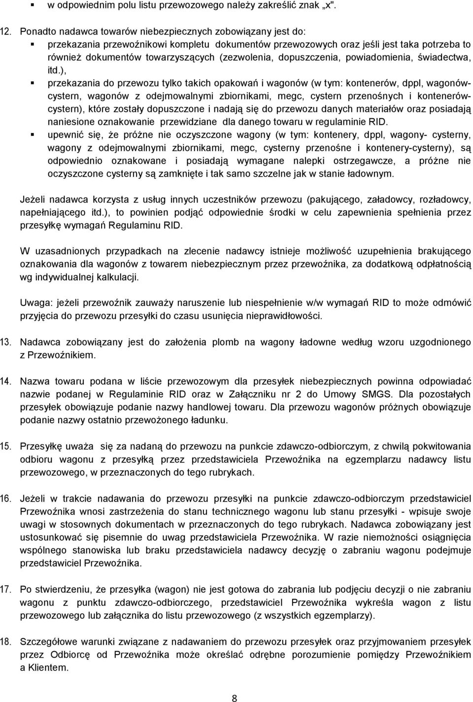 dopuszczenia, powiadomienia, świadectwa, itd.