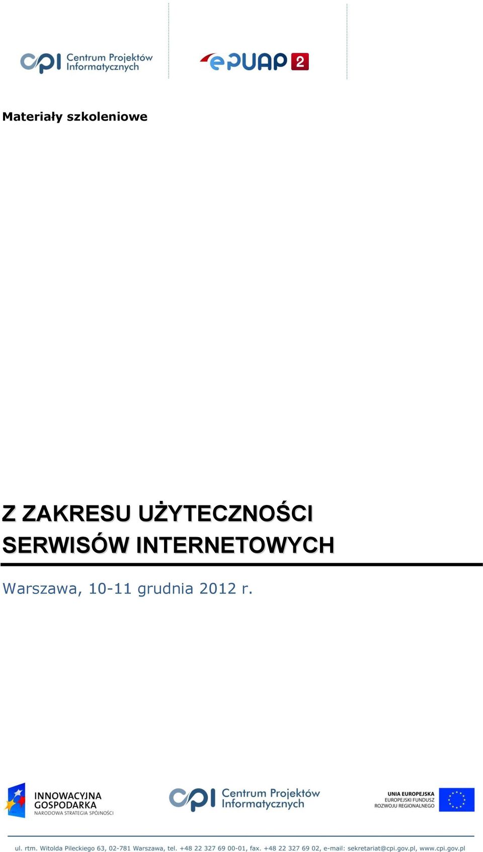 SERWISÓW INTERNETOWYCH