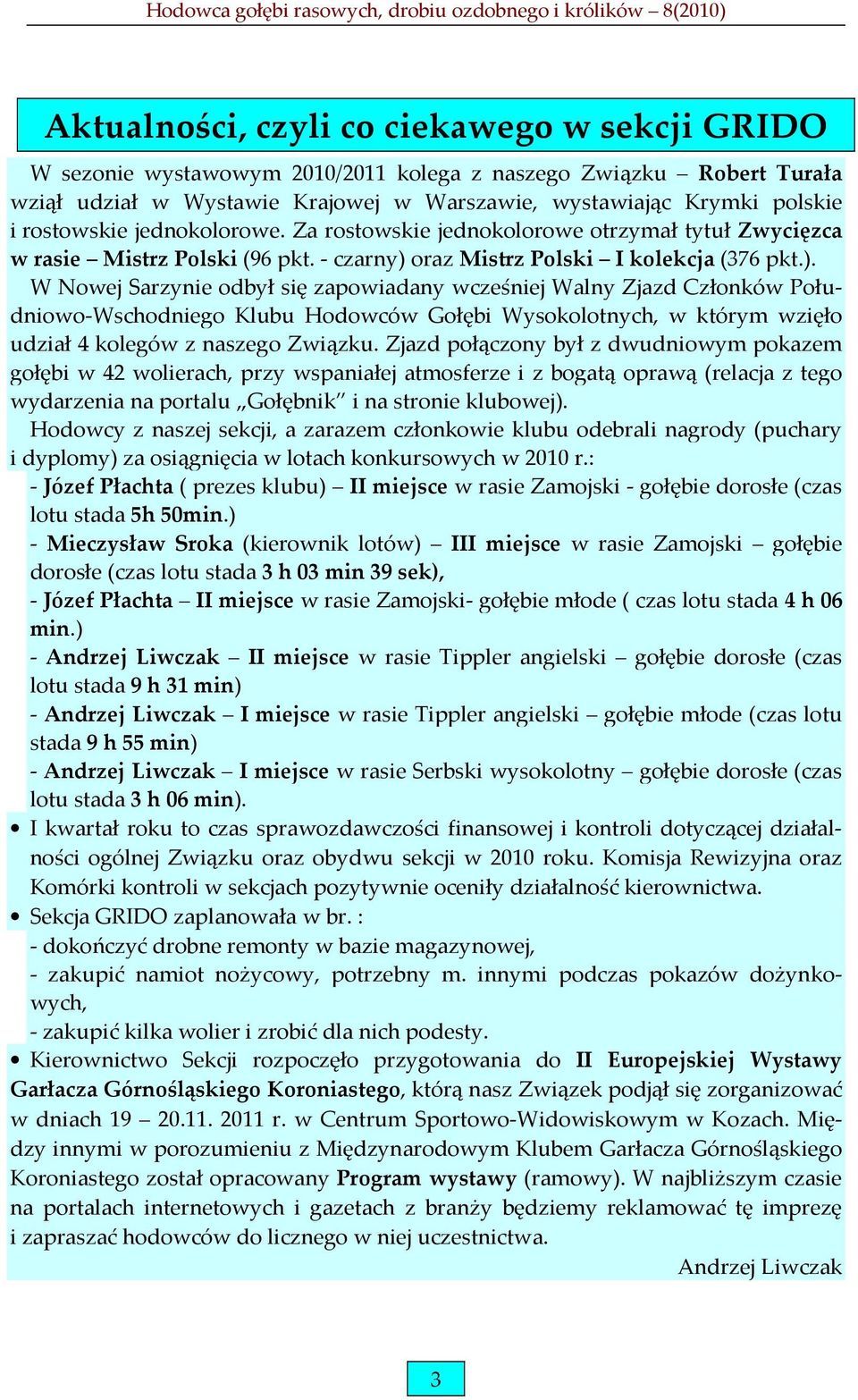 oraz Mistrz Polski I kolekcja (376 pkt.).
