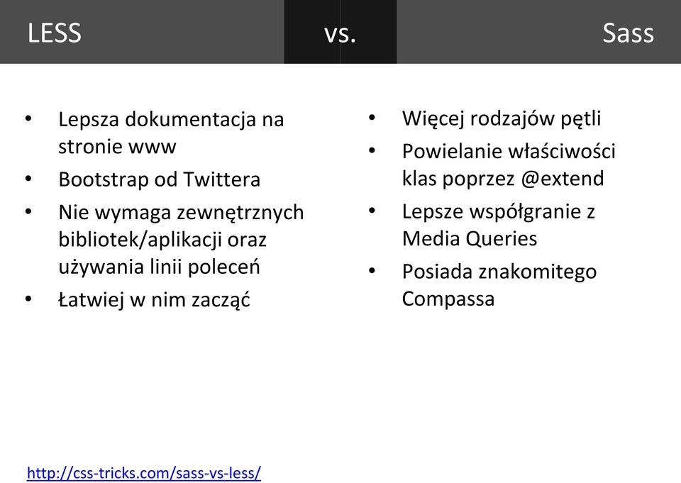 zewnętrznych bibliotek/aplikacji oraz używania linii poleceń Łatwiej w nim zacząć