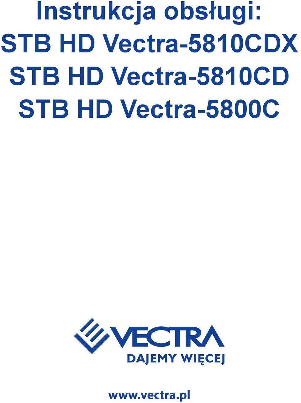 HD Vectra-5810CD STB HD