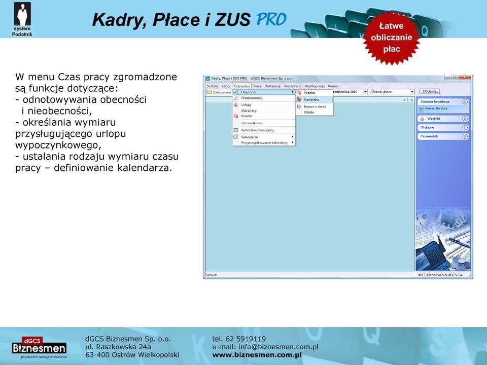 wymiaru przysługującego urlopu wypoczynkowego, -