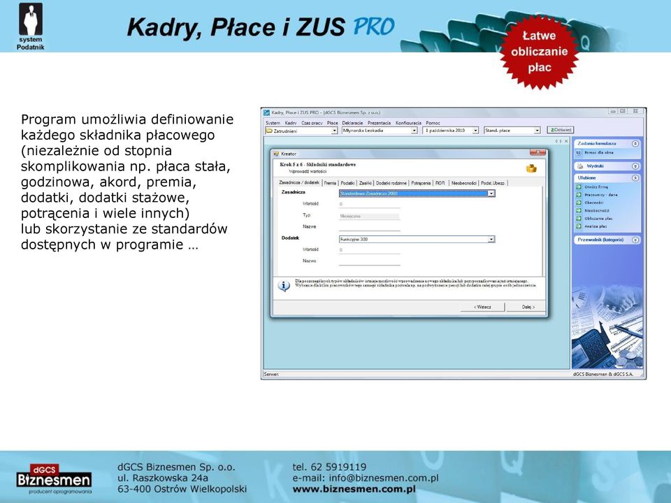 płaca stała, godzinowa, akord, premia, dodatki, dodatki
