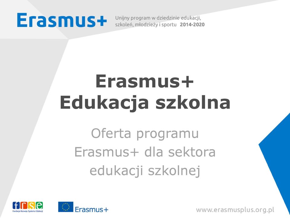 programu Erasmus+