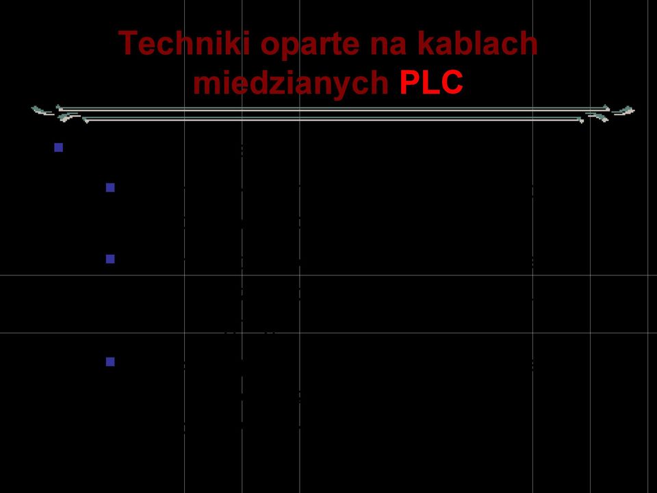 wysokiej częstotliwości od końców toru transmisyjnego oraz stałą