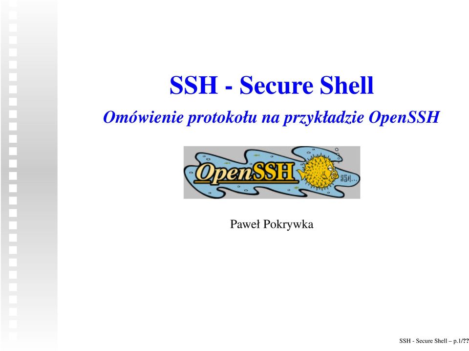 przykładzie OpenSSH Paweł