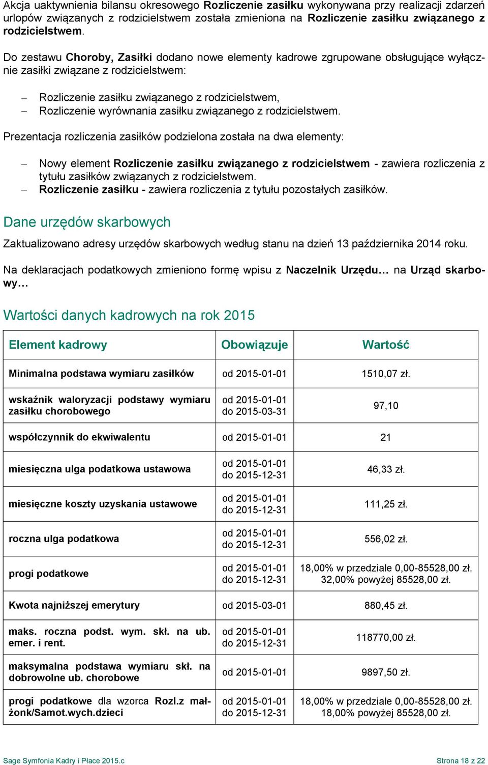 zasiłku związanego z rodzicielstwem.
