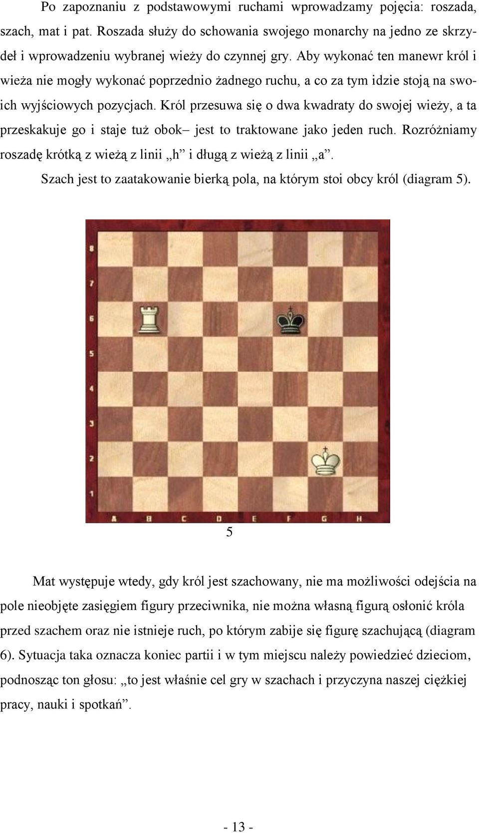 Metodyka nauczania gry w szachy - PDF Darmowe pobieranie